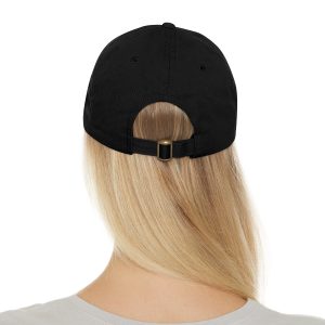 Dad Hat with Leather Patch (Round) - Image 41