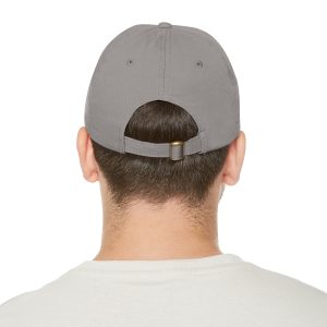 Dad Hat with Leather Patch (Round) - Image 63