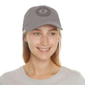 Dad Hat with Leather Patch (Round) - Image 67