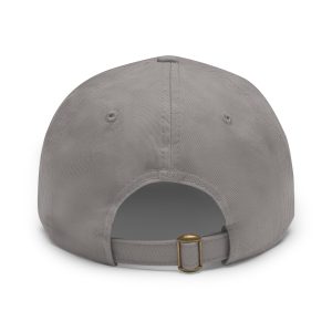 Dad Hat with Leather Patch (Round) - Image 80