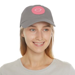 Dad Hat with Leather Patch (Round) - Image 81