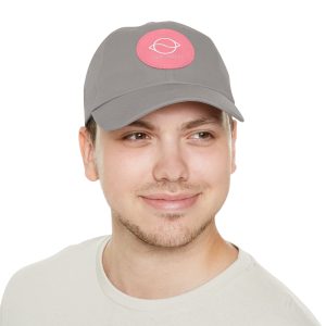 Dad Hat with Leather Patch (Round) - Image 82