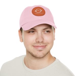 Dad Hat with Leather Patch (Round) - Image 47