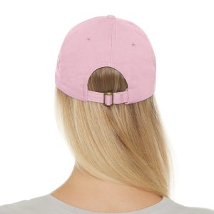Dad Hat with Leather Patch (Round) - Image 48
