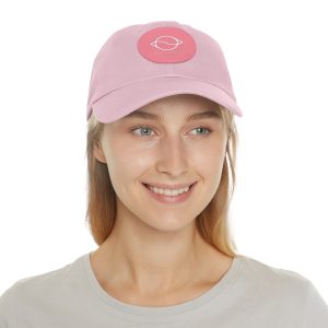Dad Hat with Leather Patch (Round) - Image 53