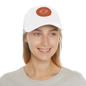Dad Hat with Leather Patch (Round) - Image 18