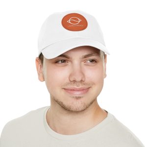 Dad Hat with Leather Patch (Round) - Image 19